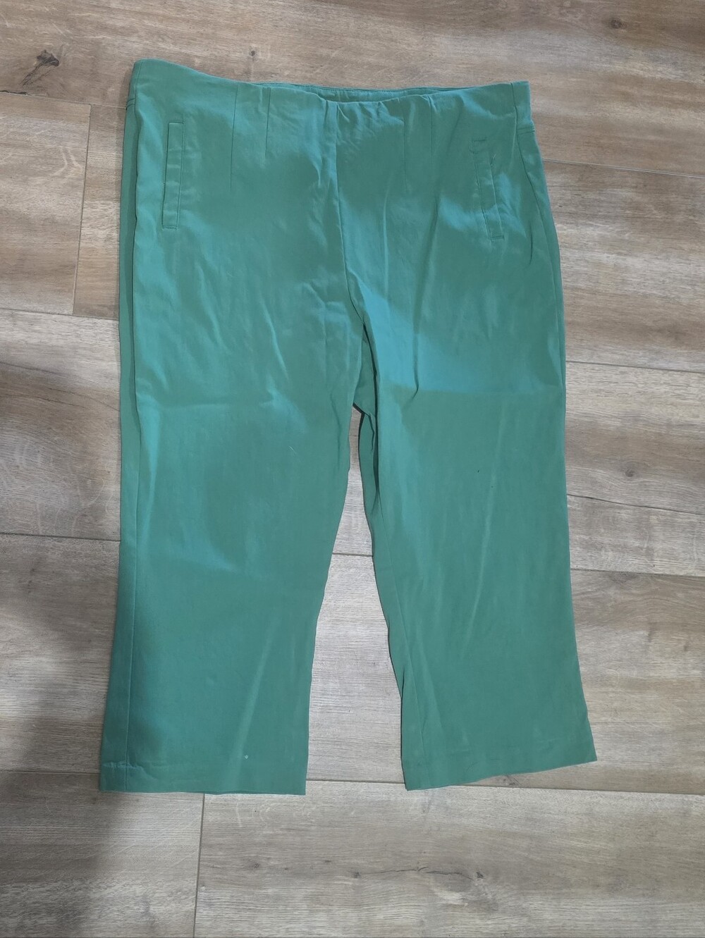 Women’s Emerald Green Cropped Pants Large